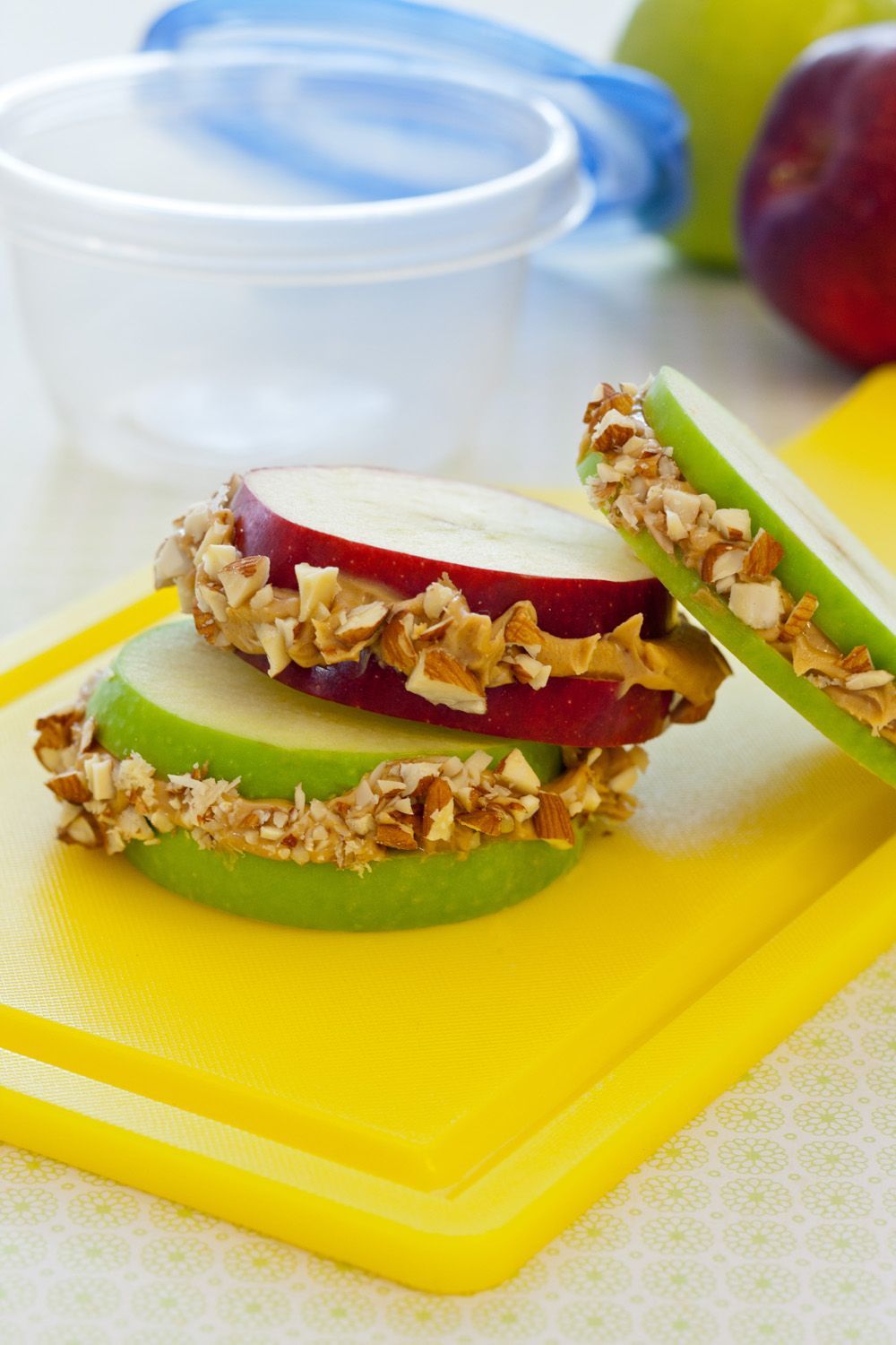 Get crunchy with lunch & snacks!  Mix up granola and peanut butter and sprea