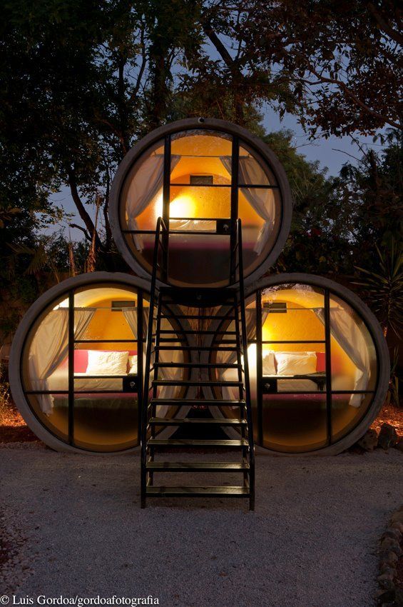 Glamping Eco-Pods Tube   #mexico #pipehotel #awesome #wicked #glamping