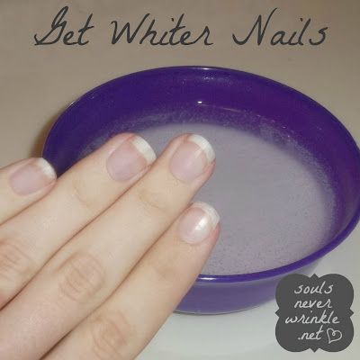 How to Get Whiter Nails – good for getting  red nail polish off