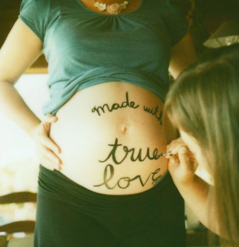 Made with true love <3 #truelove #love #pregnant #photo #draw