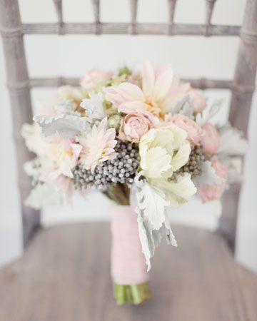 Pink and Grey Bouquet