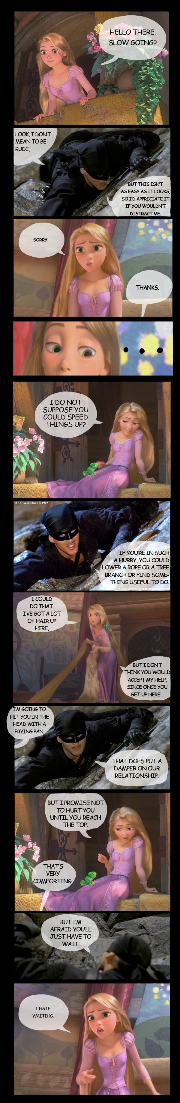 Princess Bride and Tangled, two of my favourite movies combined into one!