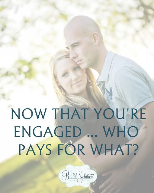 The Bridal Solution: You're Engaged … Now WHO Pays for What?