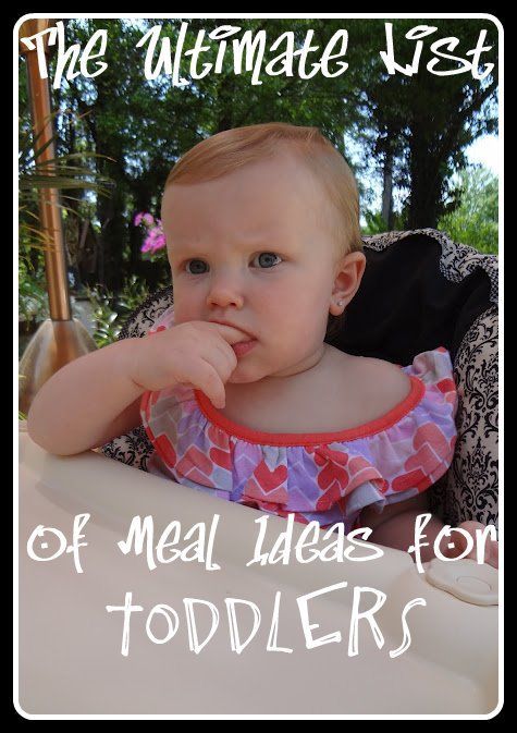 Toddler meal ideas