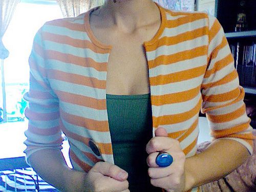 Use old shirts that don't fit… no-sew cardigan tutorial.