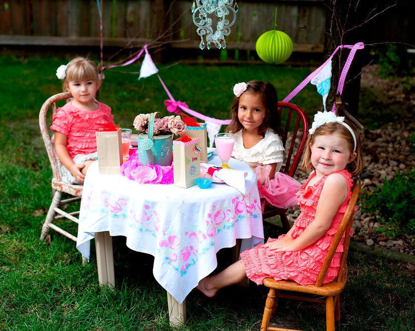 Little Girls’ Tea Party -   Cute Ideas for little girls Tea Party