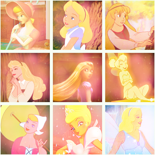 disney blonds – I'm pinning this only because they included Eilonwy, who is