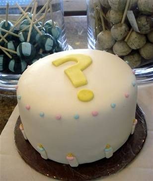 gender revealing cake
