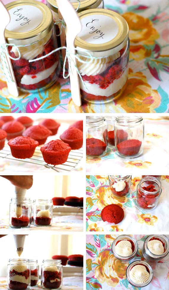 17. Cupcake in a Jar -   42 Easy Things To Do With Mason Jars