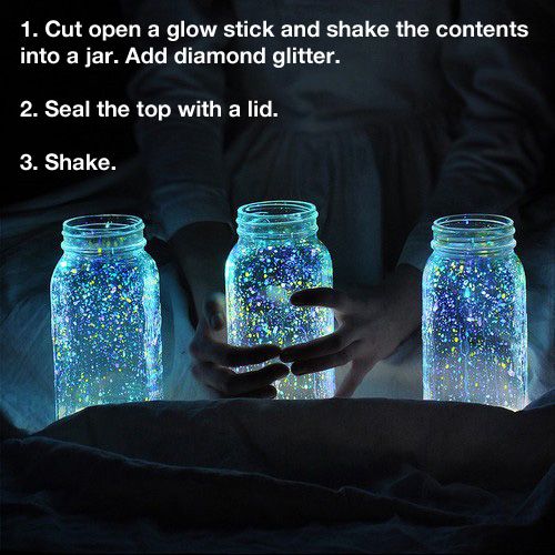 22. “Fireflies in a Jar” Night Lantern -   42 Easy Things To Do With Mason Jars