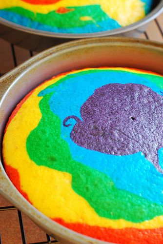 Rainbow Cake How To!