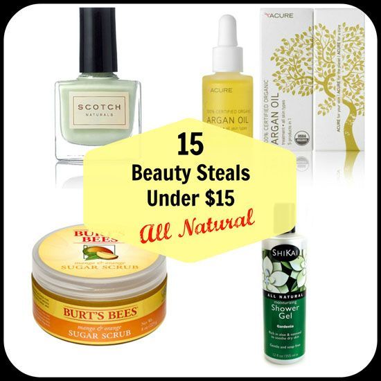 15 All Natural Beauty Products Under $15