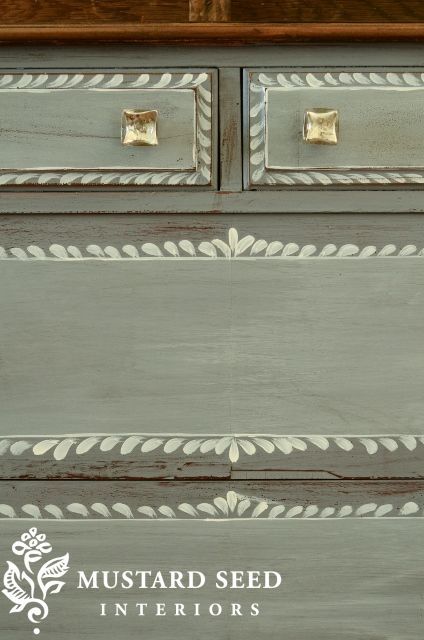 Adding Details to Drawer Fronts With Paint