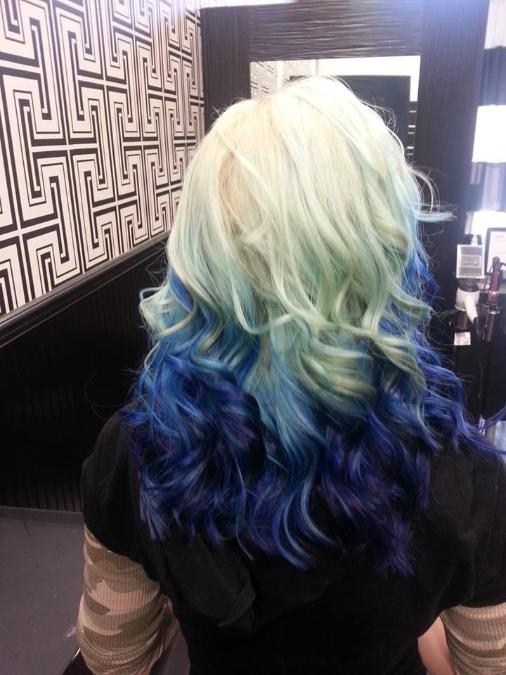 Amazing hair color – like the ocean meets the shore