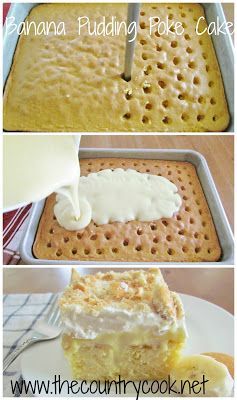 Banana Pudding Poke Cake – I have actually made this and it is easy and tastes a