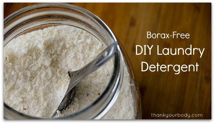 Borax-Free Laundry Detergent: All natural and easy to make!