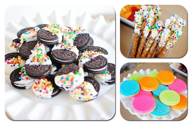 Colorful birthday party ideas