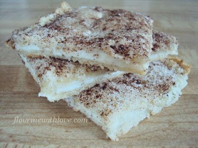 Cream Cheese Blintz Bars! Very simple recipe using white loaf bread #FlourMeWith