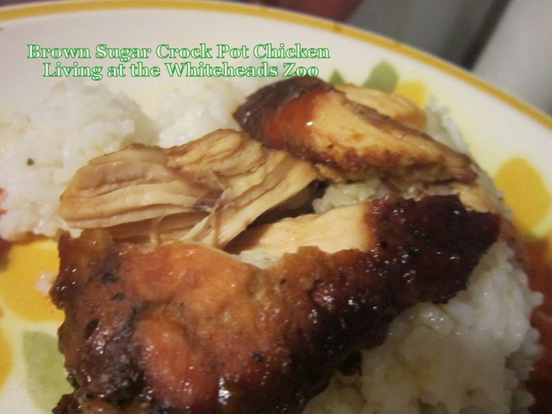 Crock Pot Brown Sugar Chicken #recipe