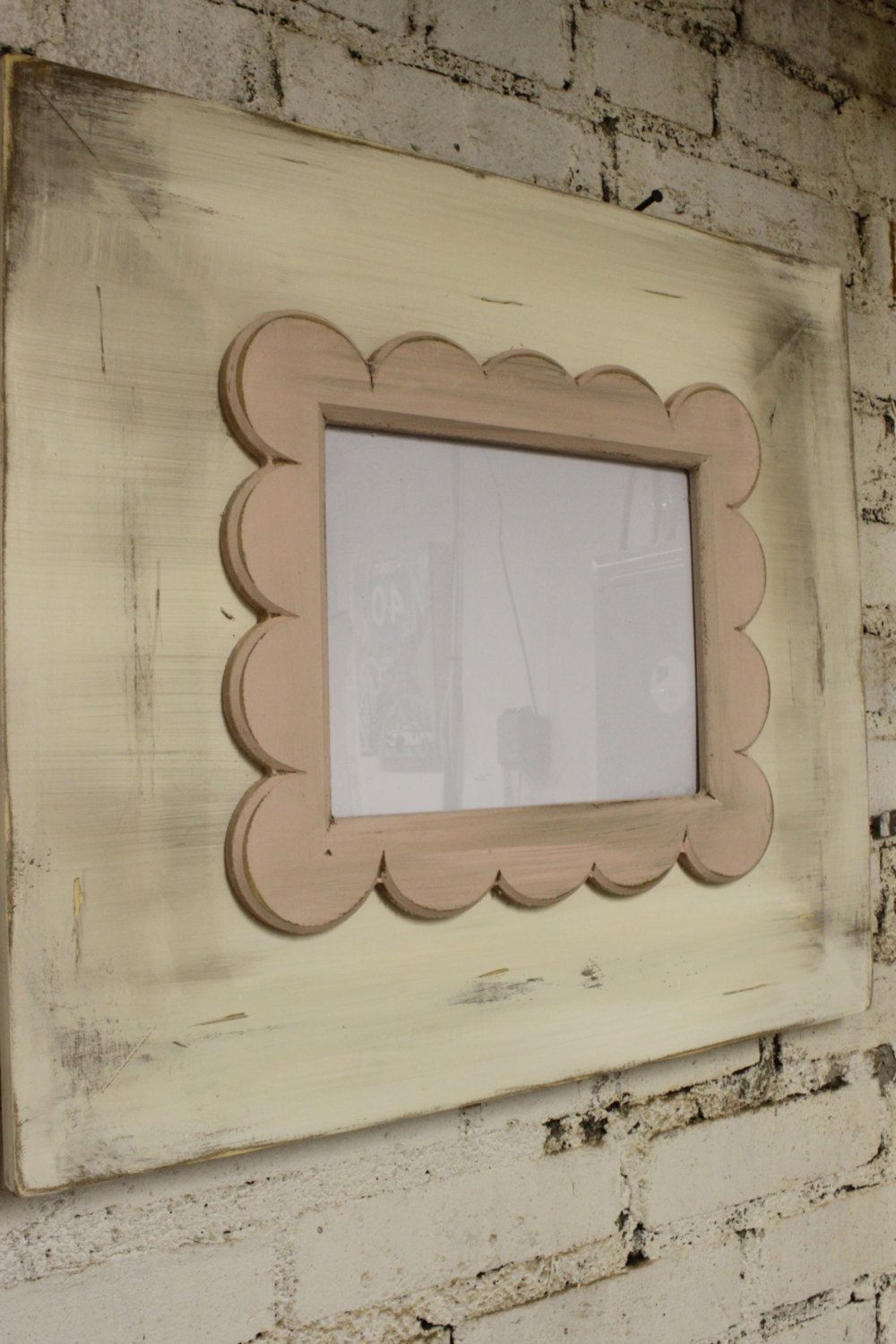 Distressed Wood Picture Frame