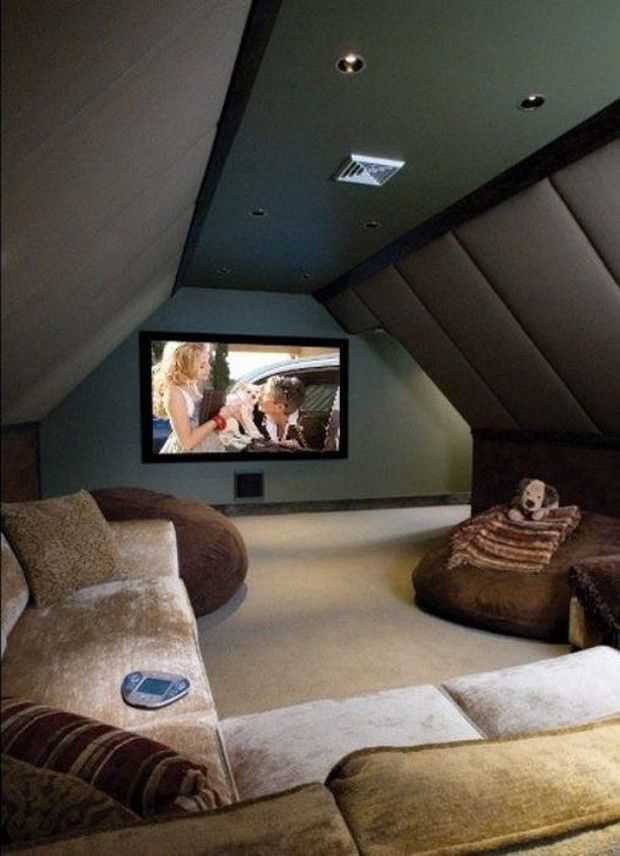 Dream Attic movie theater attic….heck yes