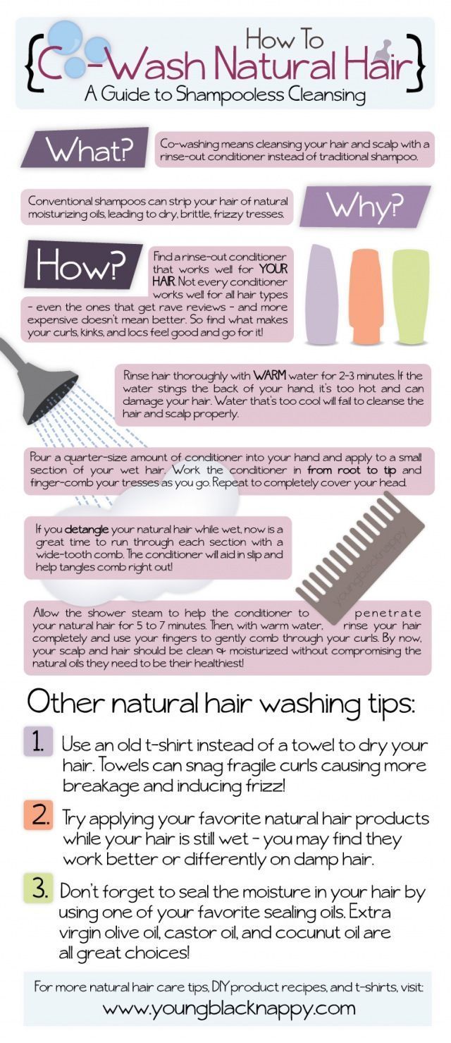 How to Co-Wash Natural Hair. These tips also apply to relaxed hair (like mine) a