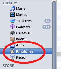 How to create a iPhone ringtone using songs, step by step.