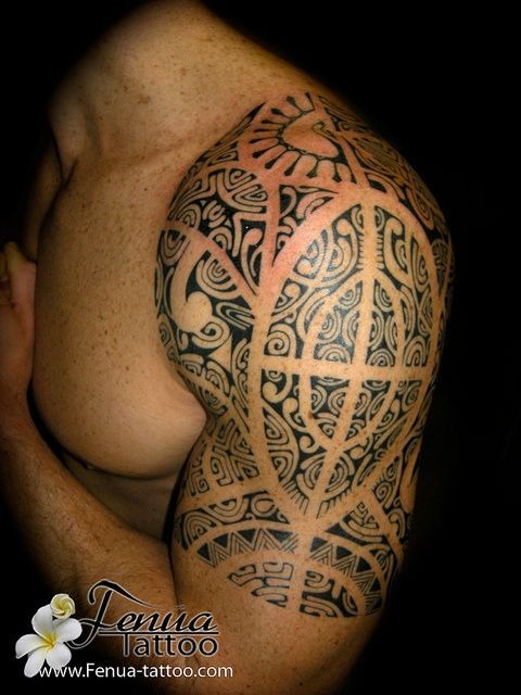 @Jacquelyn Heggie Polynesian tattoo for Johnny?