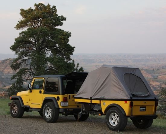 Jeep Wrangler Off Road Camper Trailers and Jeep 4×4 Campers by Tentrax