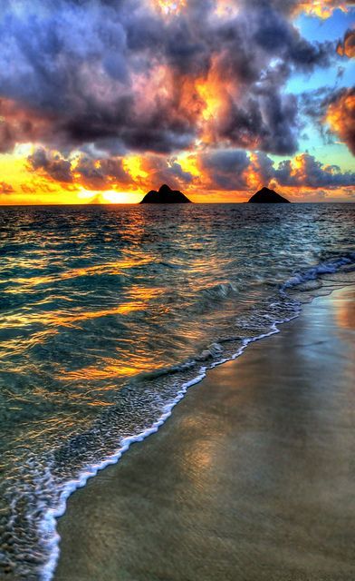 Lanikai Sunset by Jessica Veltri Photography, Hawaii