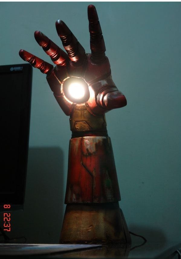 Light The Room With Iron ManвЂ™s Arm… Oh please, someone, buy me this????