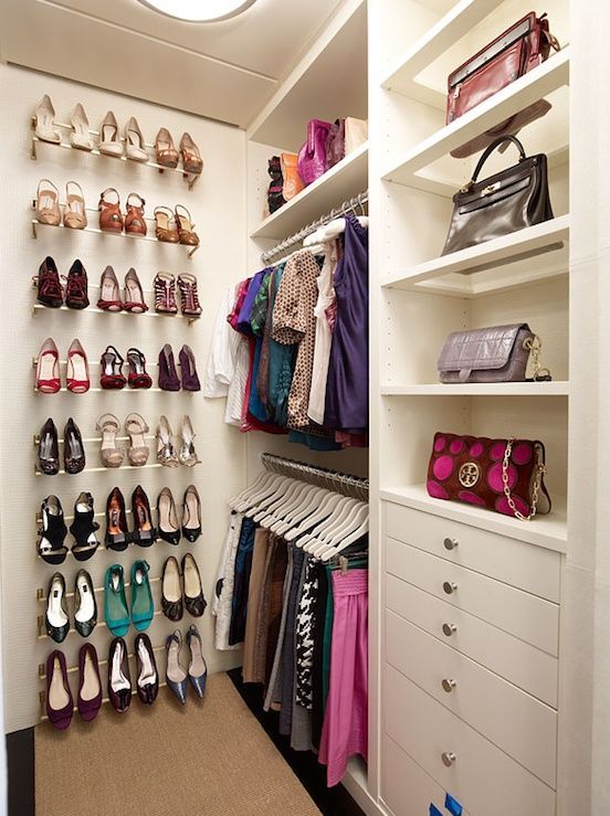 Like the shoe display –doesn't take up as much room as shelving…
