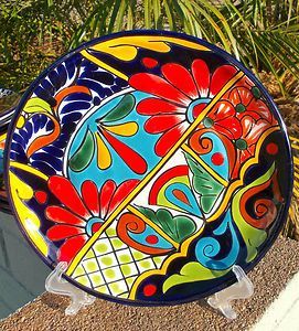 Mexican pottery dinner plate