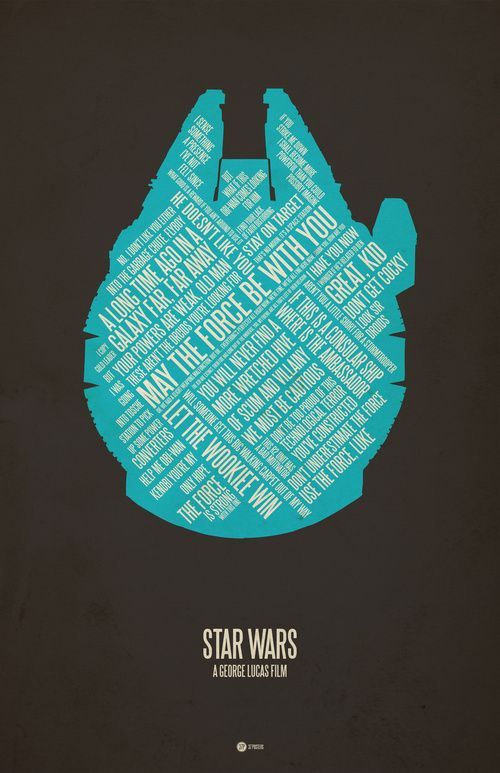 More Geeky Movie Quote Typographical PosterВ Art – News – GeekTyrant