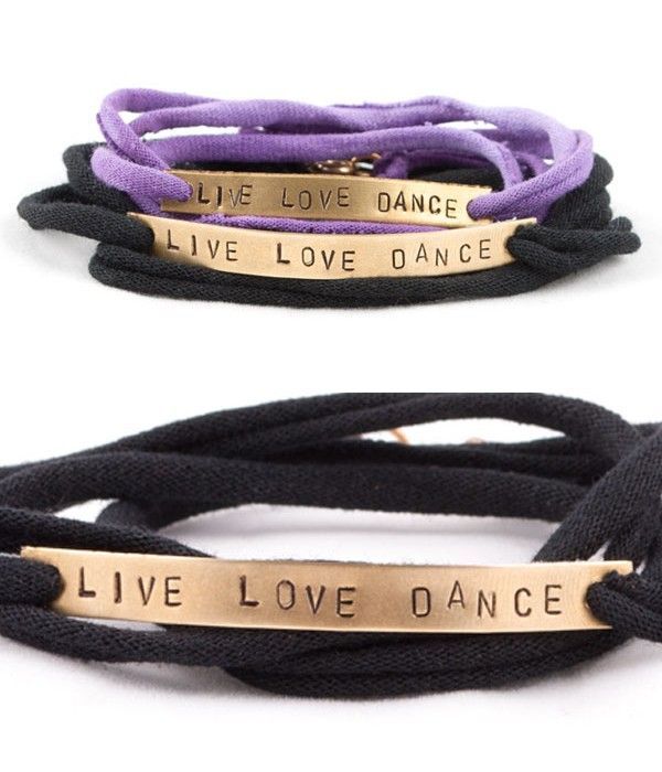 OMG we're addicted to any accessory wiht "dance" on it LOL.