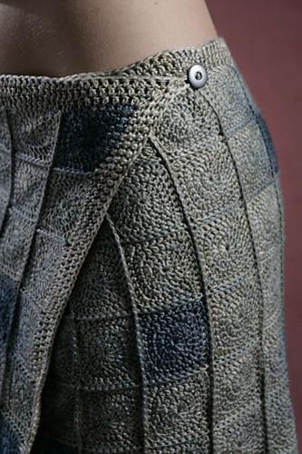 Sea Pebble Wrap Skirt pattern by Amy Swenson from the book Sensual Crochet