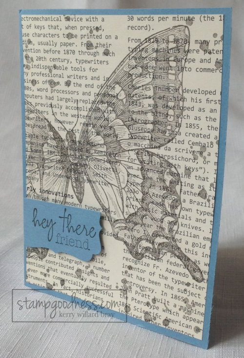 Swallowtail on First Edition Designer Series Paper – Stampin' Up!