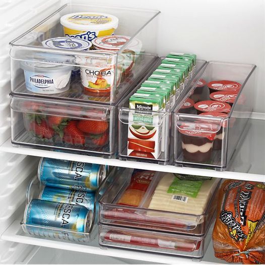This website offers ideas to declutter your fridge so you can see the ingredient