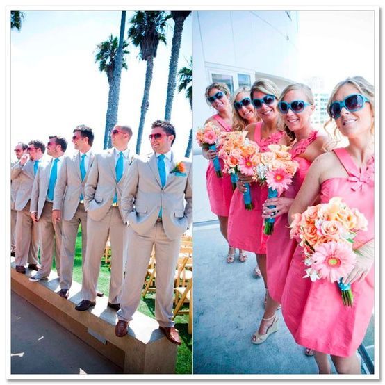 coral and teal (changing that to navy) wedding, but definitely maid of honor in