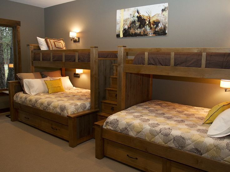 Custom built-in bunk beds