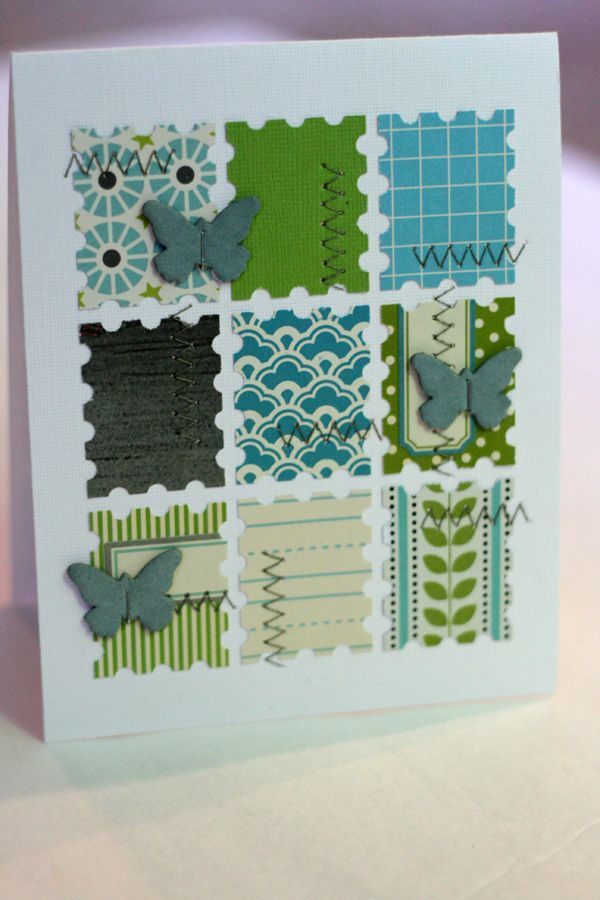 cute card, and a good way to use those scraps