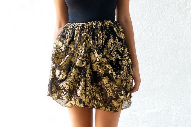DIY Dolce amp; Gabbana lace skirt by a pair and a spare
