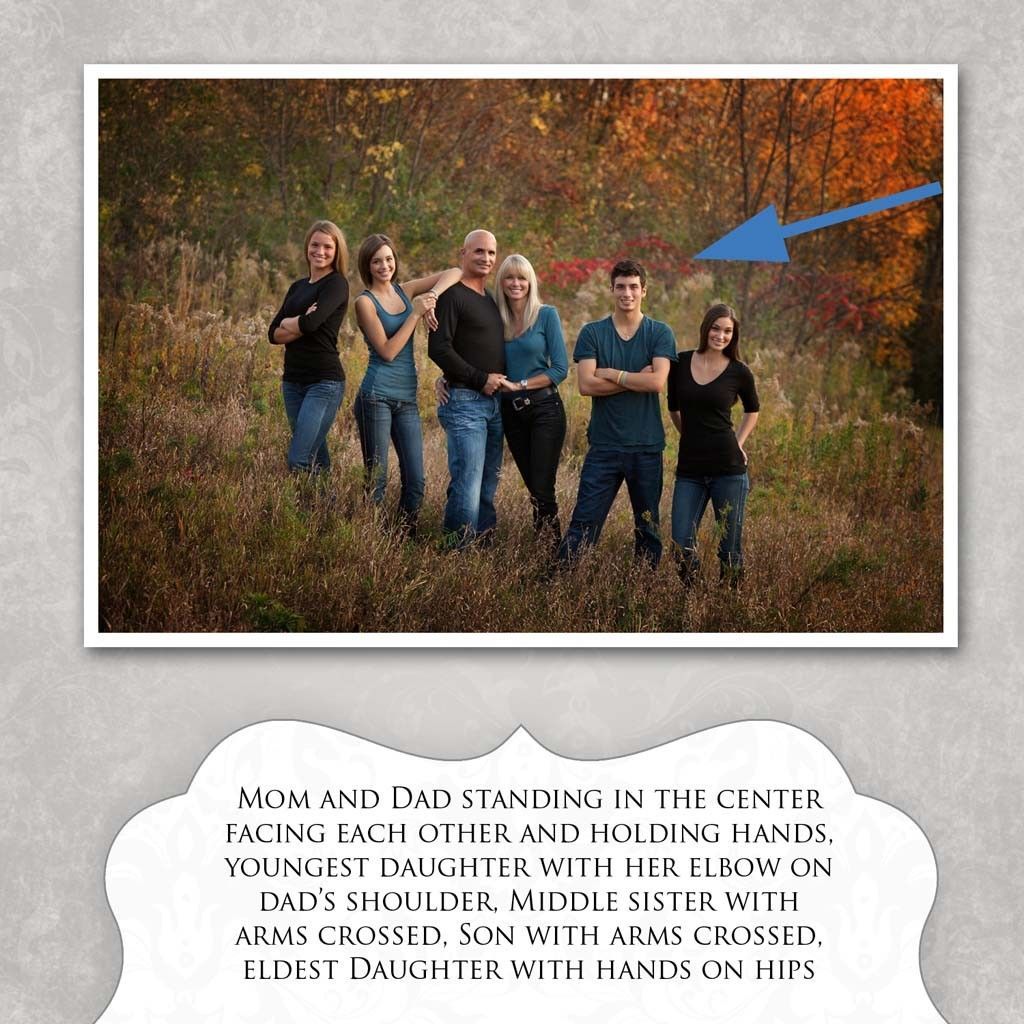 Family Posing Guide …I need to find better poses for Christmas card.