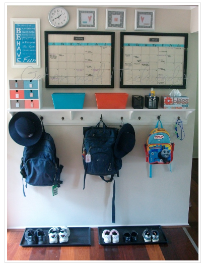 How To Create an Entry Command Center….in the way when you open the front door