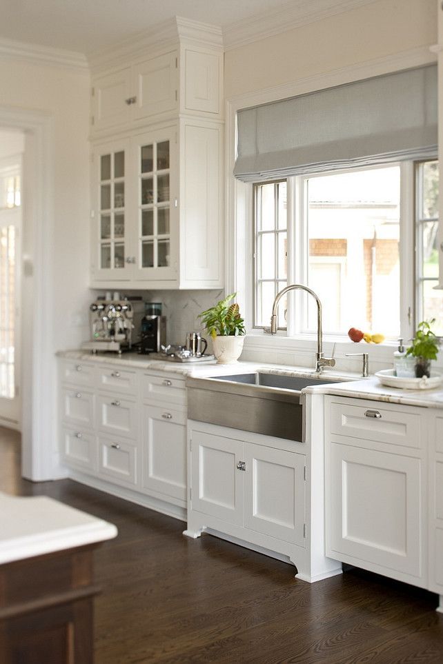 love the sink and cabinets! although I don't think I would do white because