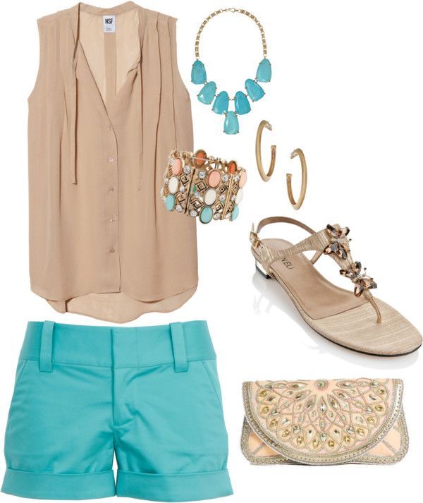neutral &amp; turquoise..