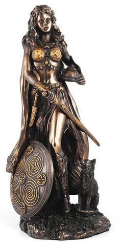 #pagan #wicca #witchcraft #celtic #druid #tarot Freya Statue $61.95