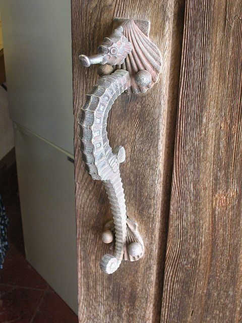 sea horse door handle