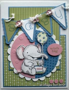 stampin up card ideas for babies