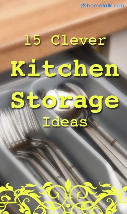 15 Clever Kitchen Storage Ideas!